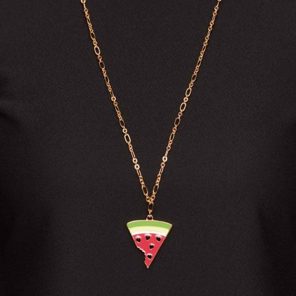 Kate Spade Splash Out Watermelon Necklace Whimsical NWT Summer